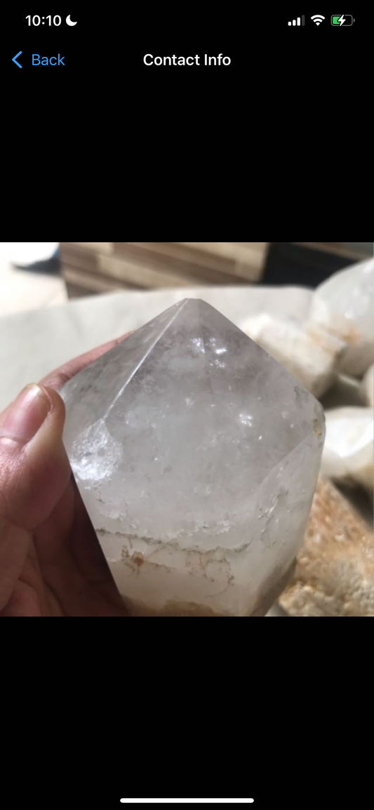 NEWAGE/METAPHYSICAL BIG TALL CRYSTAL QUARTZ