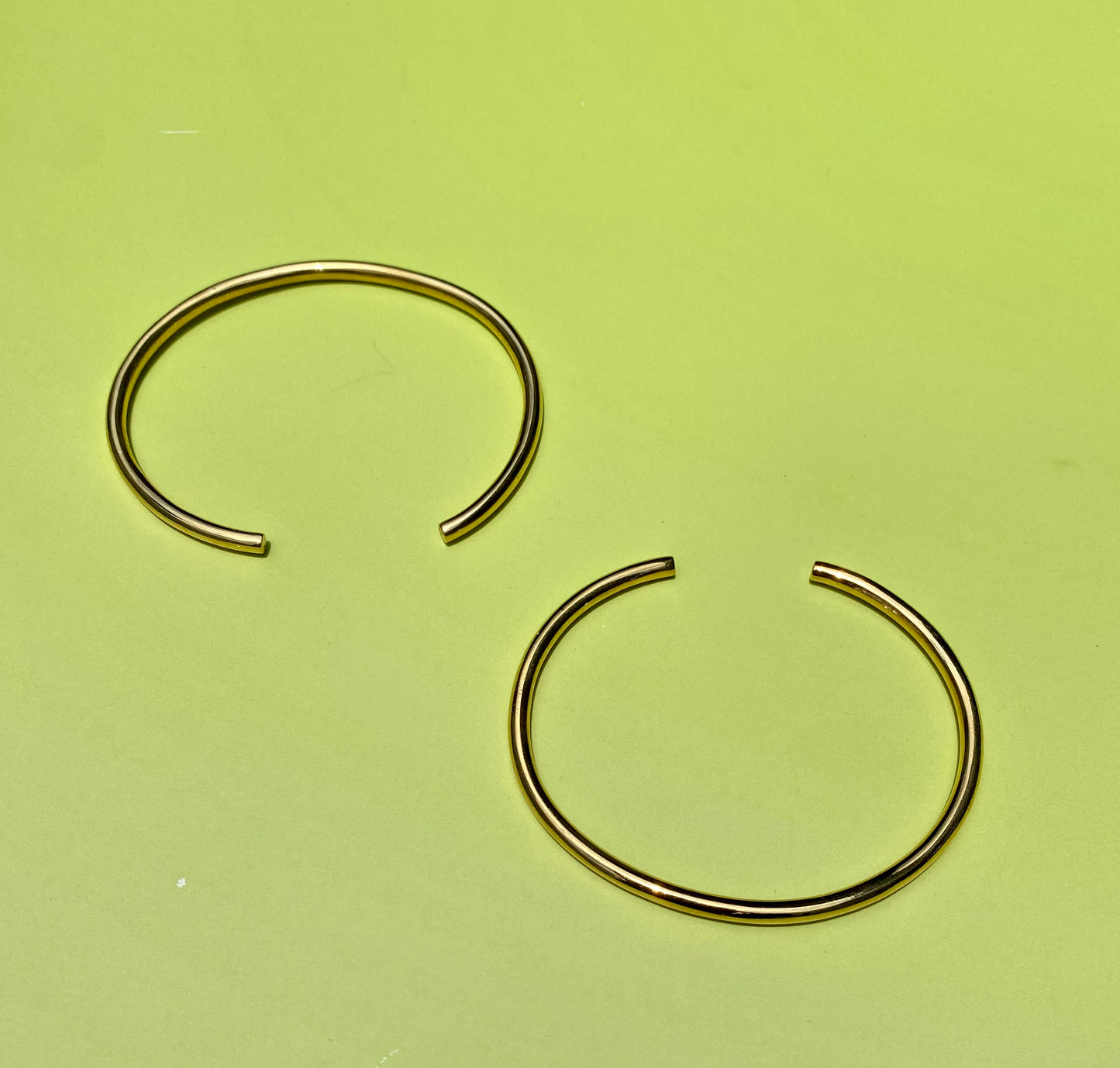 Mix Of Metals Brass Minimal Cuff