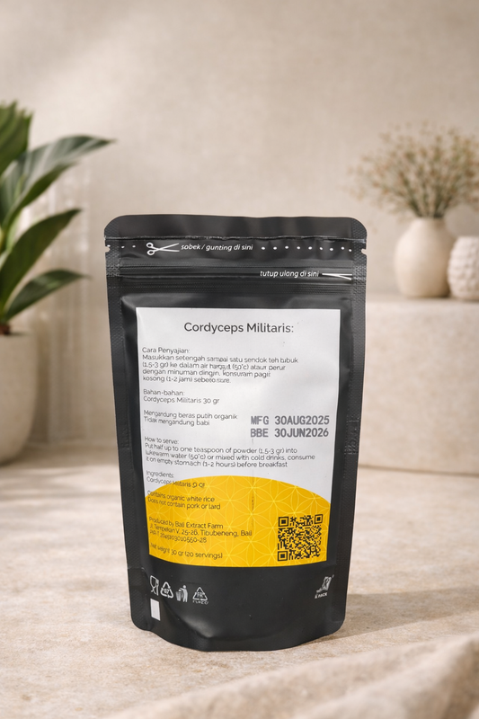 Bali Extract Farm Cordyceps Militaris Sachet
